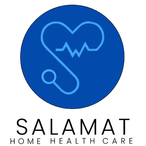 Salamat Home Health Care Logo Logo of Salamat Home Health Care, provider of in-home caregiving services in Canada